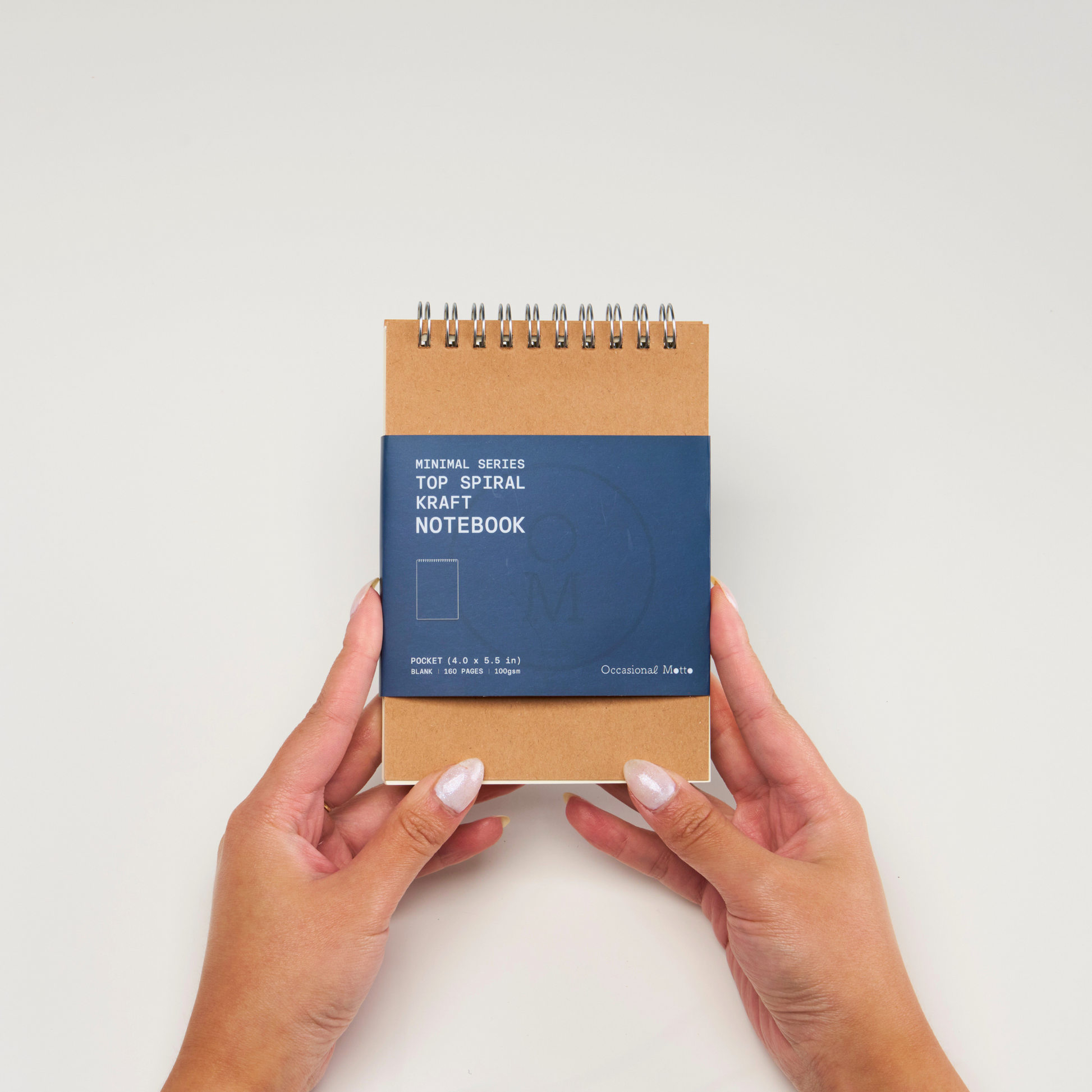 Top Spiral Kraft Cover Notepad (100gsm layout paper)