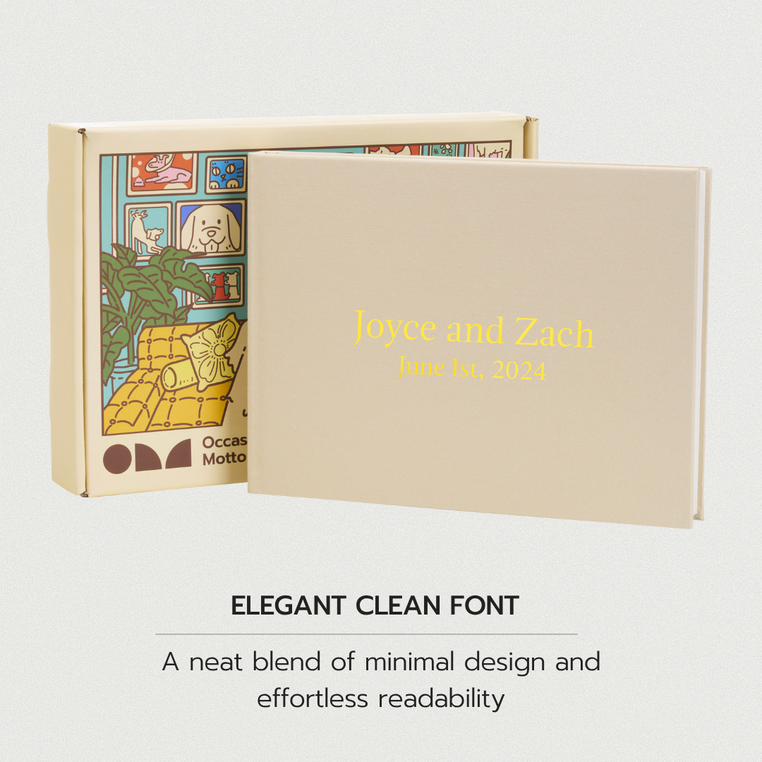 Personalized Linen Hardcover Photo Album For Vertical 4x6 inch Photos (48 pockets / writable cardstock)