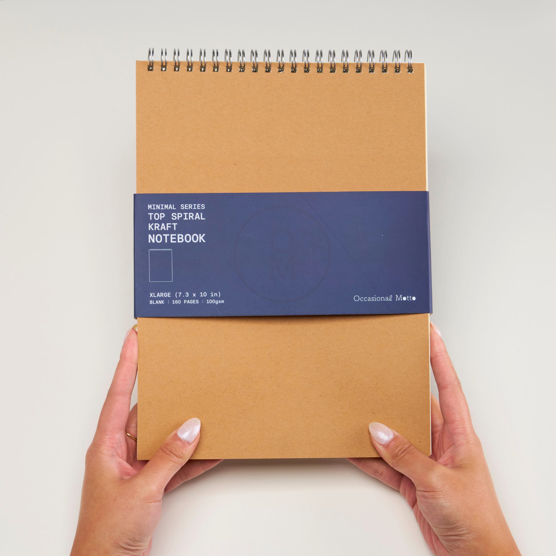 Top Spiral Kraft Cover Notepad (100gsm layout paper)