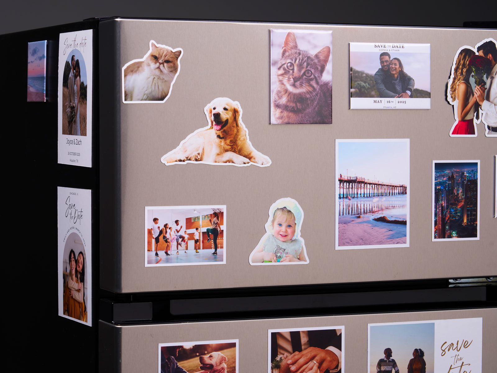 Custom photo magnets