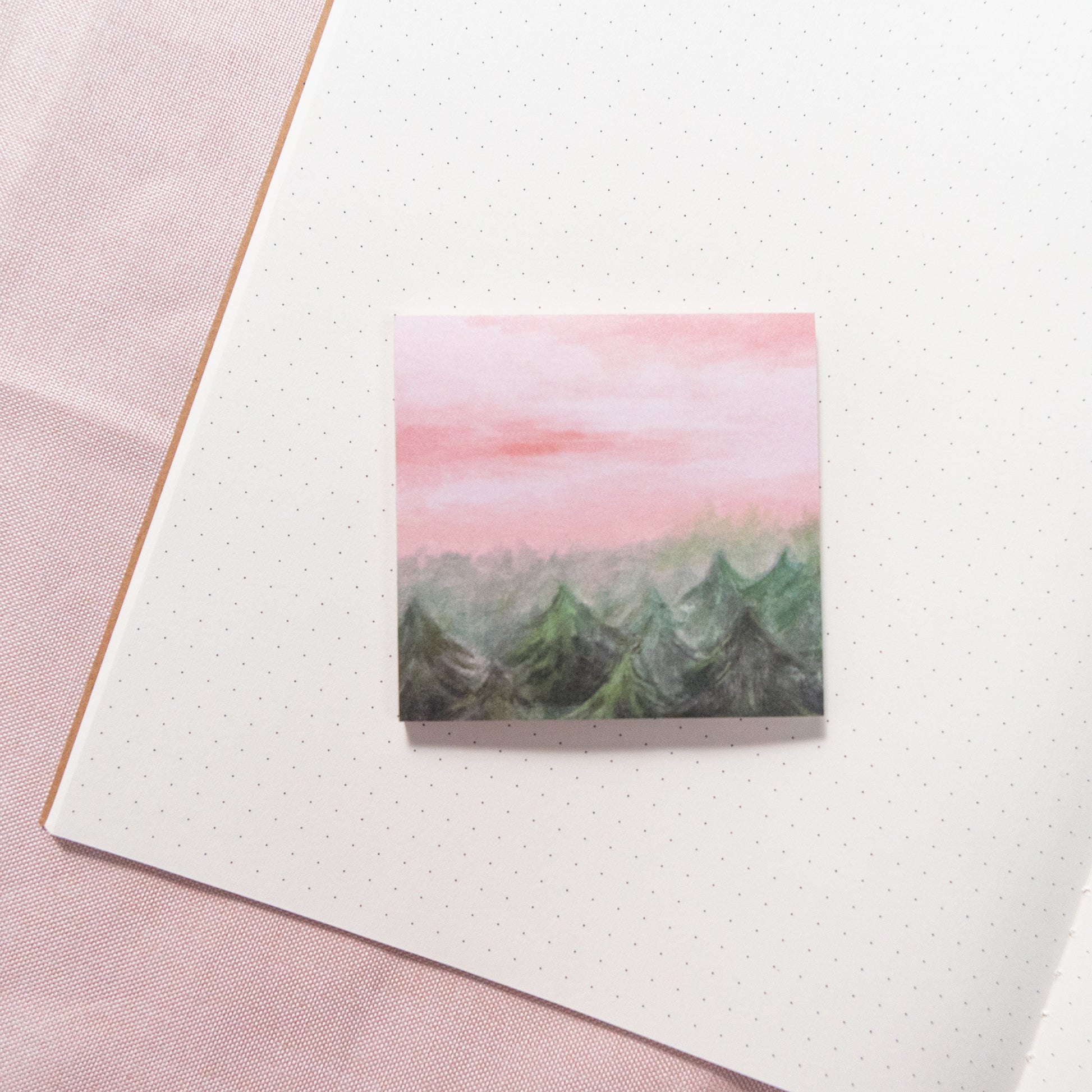Misty Nature Sticky Notes